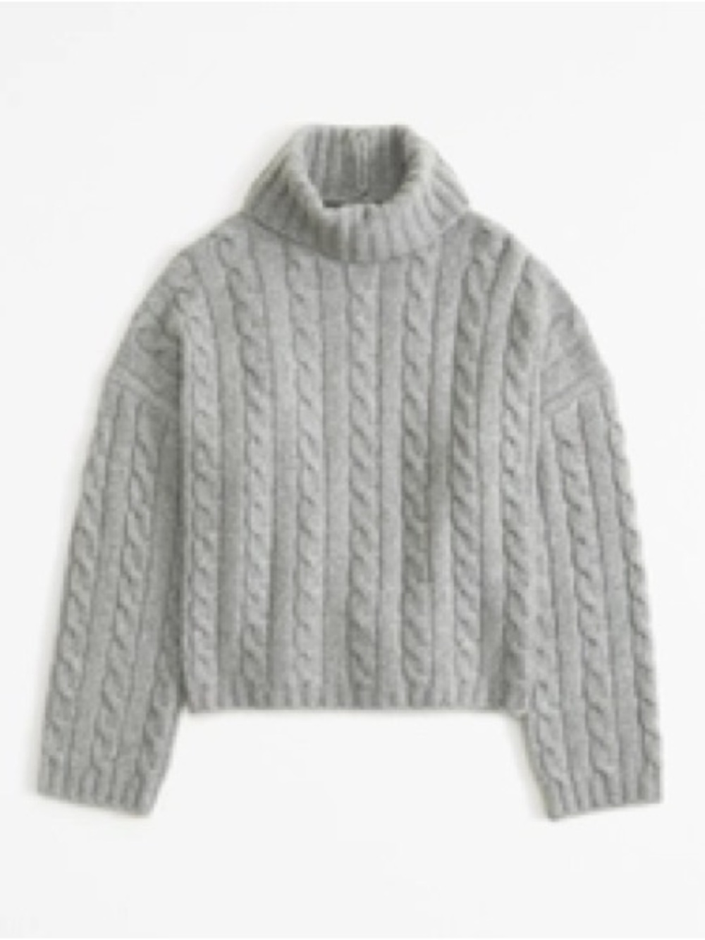 Abercrombie & Fitch Cable Wedge Turtleneck Sweater - NWT